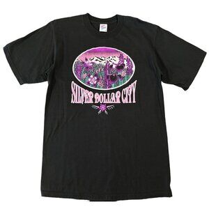 Vintage 90s Silver Dollar City Theme Amusement Park T-Shirt Large Wildflowers